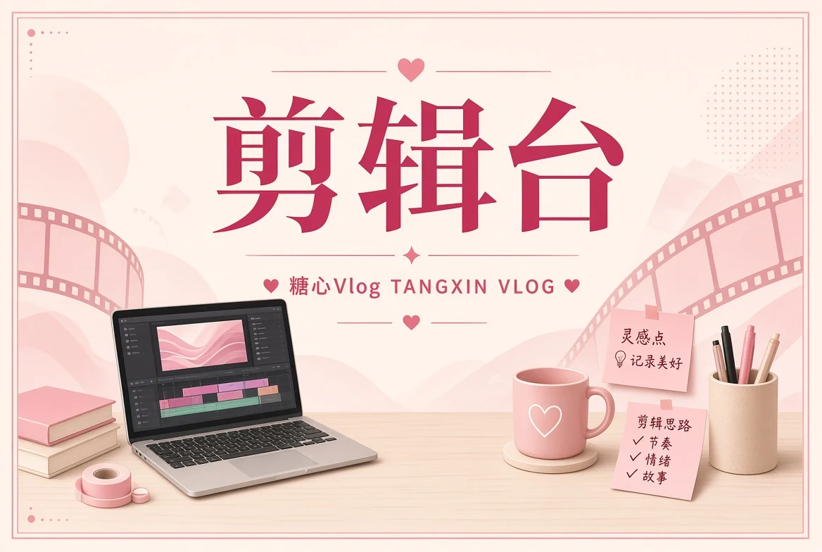 糖心Vlog剪辑工作影像